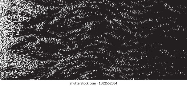 Swirled and curled stripes and brush strokes texture. Marble or acrylic atrwork imitation. Cool and swirly background. Abstract vector illustration. Black isolated on white. EPS10 