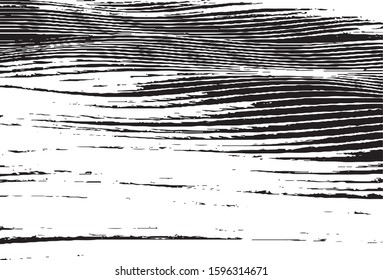 Swirled and curled stripes and brush strokes texture. Marble or acrylic atrwork imitation. Cool and swirly background. Abstract vector illustration. Black isolated on white. EPS10 