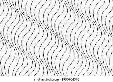 Swirled and curled stripes and brush strokes texture. Marble or acrylic atrwork imitation. Cool and swirly background. Abstract vector illustration. Black isolated on white. EPS10