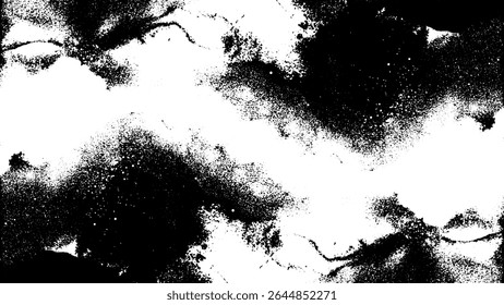 Swirled Liquid Marble Texture in High Contrast