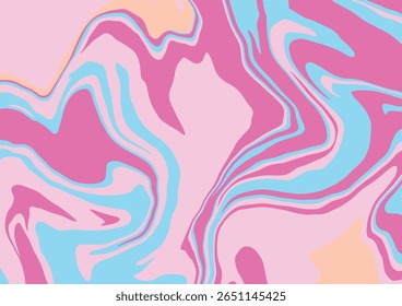 Swirling Abstract Fluid Art with Pink, Blue, and Peach Tones
A vibrant swirling abstract fluid art background featuring soft pink, blue, and peach tones. Perfect for modern design projects, packaging,