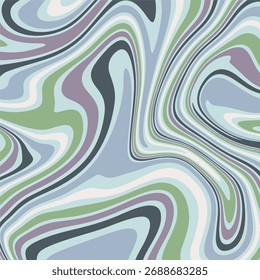 Swirling abstract pattern of muted tones in pastel shades creating a tranquil visual experience.