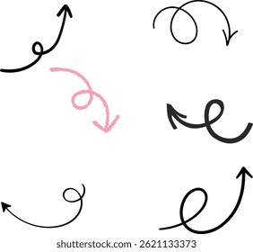 swirling Arrows Dance, Twist, and Turn, Guiding the Way