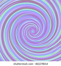 Swirling backdrop. Spiral surface with space for text. Vector Illustration