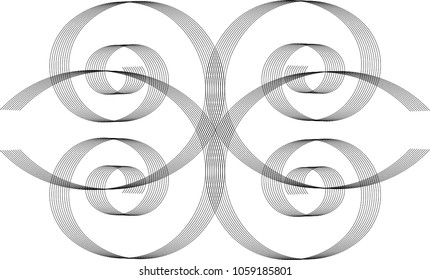 Swirling Blended Lines