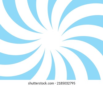 Swirling blue concentrated line illustration
