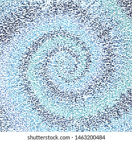 A swirling blue pattern. Vector illustration
