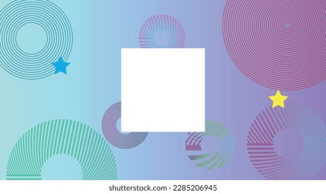 Swirling Circle Template Background Illustration vector