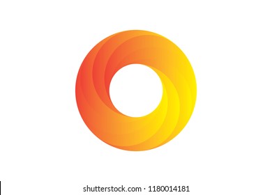 Swirling Colorful Circle Design