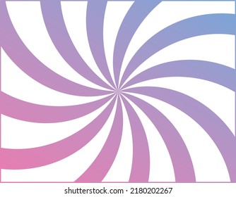 Swirling concentrated lines made with purple gradation