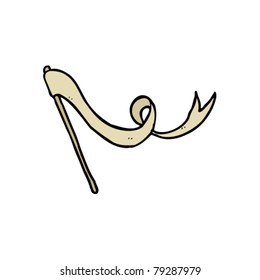 swirling flag cartoon