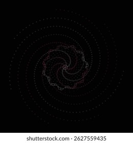 The Swirling Galaxy A Dance of Color and Light