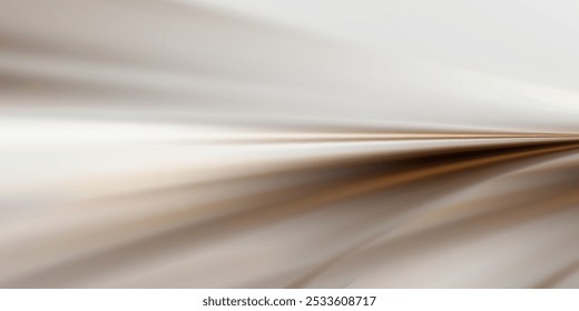 Swirling, glossy waves in luxurious gold, brown, and silver shades. Luxury 3d liquid background for posters