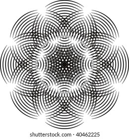 Swirling lines