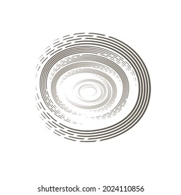 swirling lines like storm, vector.