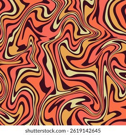 um efeito de mármore líquido e redemoinho com linhas onduladas distorcidas.