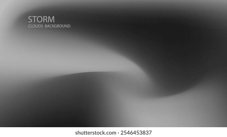 Turbulencias de movimiento tormentoso. Fondo negro degradado Abstractas.  Textura granulada.  Superficie de líneas de curva. Diseño para Plantilla, Anuncio, folleto. 