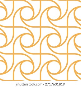 Swirling Quilt nahtloses Muster Design - Endless Wave Motiv