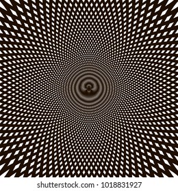 Swirling radial background.