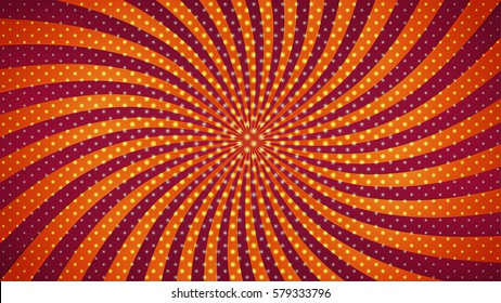 Swirling radial background.