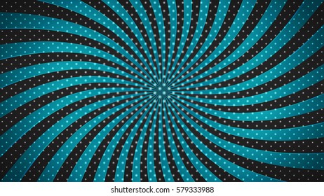 Swirling radial background.