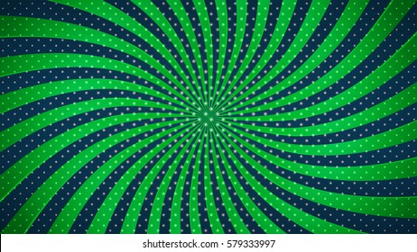 Swirling radial background.