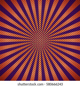 Swirling radial background.