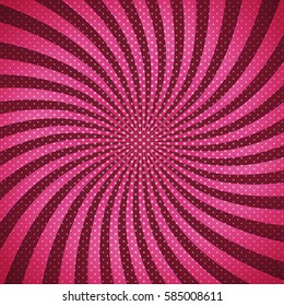 Swirling radial background. Vector illustration.