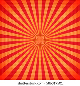 Swirling radial background. Vector illustration.