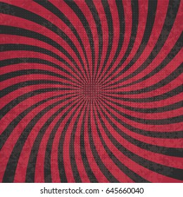 Swirling radial background Vector illustration