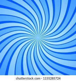 Swirling radial background Vortex backdrop Helix background Vector illustration