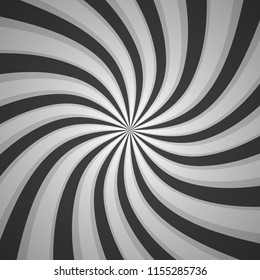 Swirling radial background Vortex backdrop Helix background Vector illustration