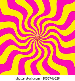 Swirling radial background. Vortex background. Helix background. Colorful vector background.Vector.