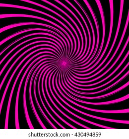 Swirling radial background. Vortex background. Helix background. Vector background.