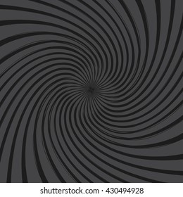 Swirling radial background. Vortex background. Helix background. Vector background.