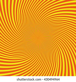 Swirling radial background. Vortex background. Helix background. Vector background.