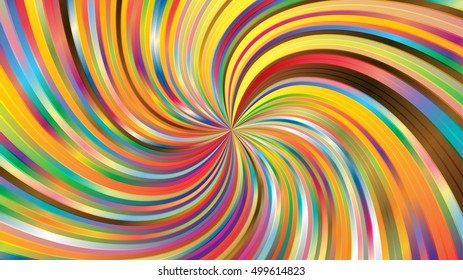 Swirling radial background. Vortex background. Helix background. Colorful vector background.
