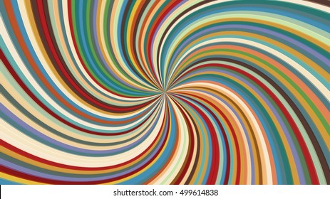 Swirling radial background. Vortex background. Helix background. Colorful vector background.