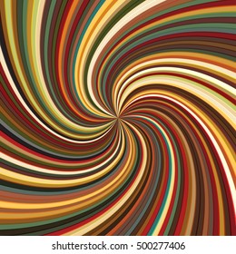 Swirling radial background. Vortex background. Helix background. Colorful vector background.