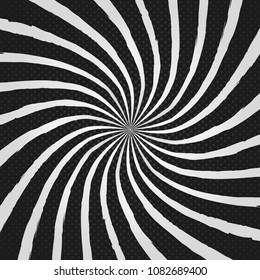 Swirling radial background Vortex warp sunburst ray vector background Helix background 