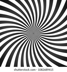 Swirling radial background Vortex warp sunburst ray vector background Helix background 