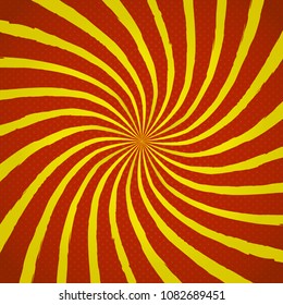Swirling radial background Vortex warp sunburst ray vector background Helix background 
