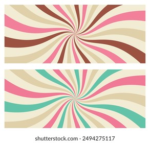 Swirling radial ice cream background. chocolate, vanilla, strawberry. Twirl sunburst psychedelic pattern
chocolate lollipop texture. Swirl candy background.