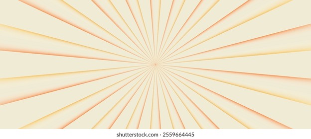 Swirling radial ice cream background. Orange groovy vortex spiral twirl. Twirl sunburst psychedelic pattern. Orange lollipop texture. Swirl candy background.