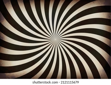 Swirling radial pattern background illustration ( vintage texture )