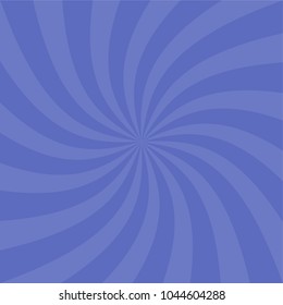Swirling radial pattern stars background. Vortex starburst spiral twirl square. Helix rotation rays. Fun sun light beams. Vector illustration