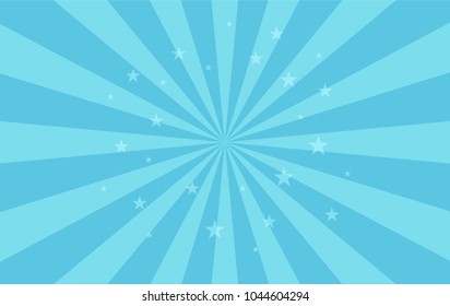 Fondo de estrellas radiales giratorias. Plaza de torsión de espiral de vórtice estelar. Rayos de rotación Helix. Vigas de sol divertidas. Ilustración del vector