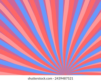 Swirling radial retro background. Vector illustration for swirl design. Spinning spiral vortex. Helical rotation beam. Bringing together psychedelic measurable lines. Delightful sunshine.