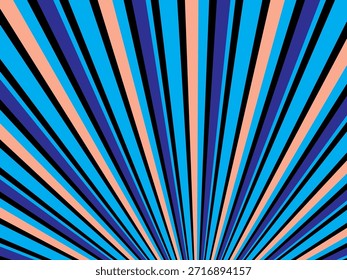 Remolino radial de fondo retro. Ilustración vectorial para el diseño de remolino. Vórtice espiral giratorio. Viga giratoria helicoidal. Unificando la línea medible psicodélica. Encantador sol.