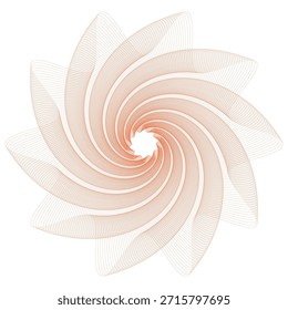 Fondo abstracto de vórtice radial giratorio

